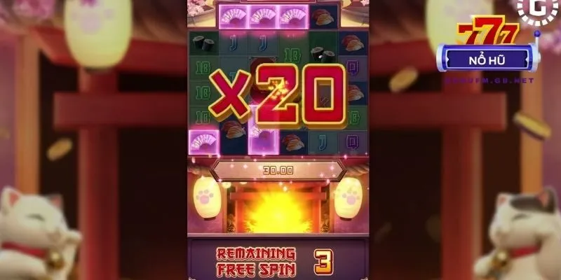 Vòng quay miễn phí Nổ Hũ Mèo Tài Lộc với hệ số nhân cao