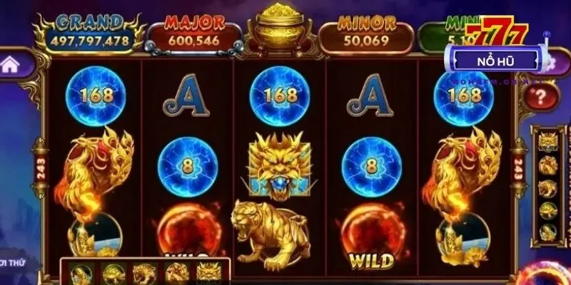 Slot lấy cảm hứng từ Tứ Linh trong văn hoá Phương Đông